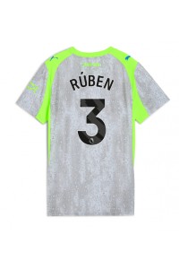 Manchester City Ruben Dias #3 Fotballdrakt Tredje Klær Dame 2025-26 Korte ermer